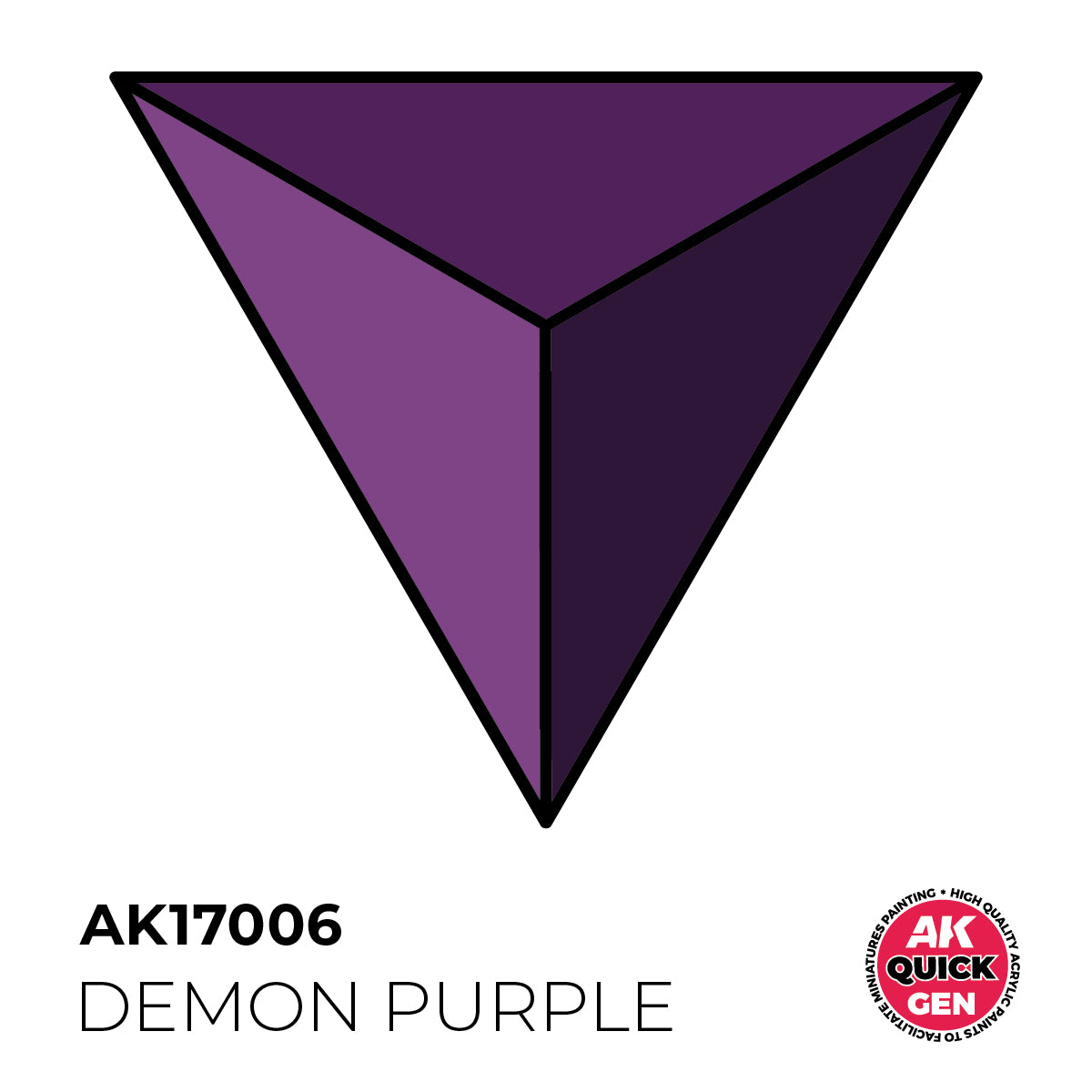 AK Interactive Quick Gen - Demon Purple 18ml AK17006 - Loaded Dice