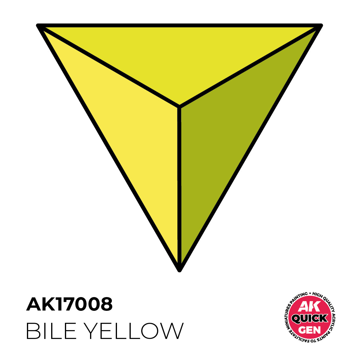 AK Interactive Quick Gen - Bile Yellow 18ml AK17008 - Loaded Dice