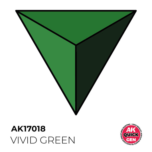AK Interactive Quick Gen - Vivid Green 18ml AK17018 - Loaded Dice