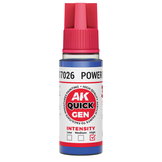 AK Interactive Quick Gen - Power Blue 18ml AK17026 - Loaded Dice