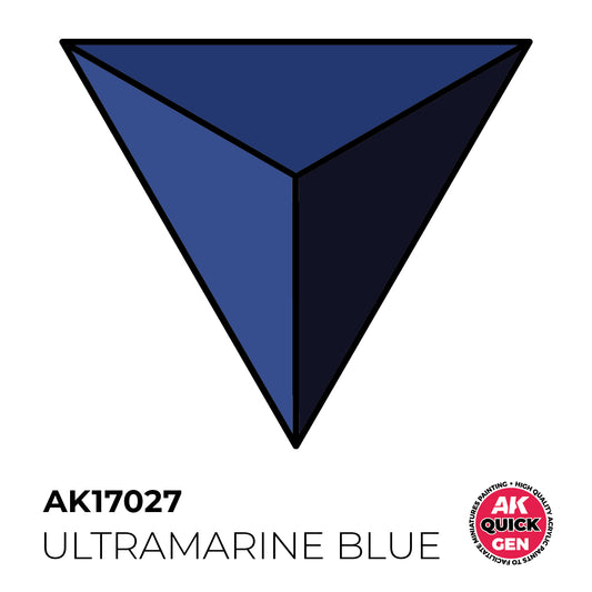 AK Interactive Quick Gen - Ultramarine Blue 18ml AK17027 - Loaded Dice