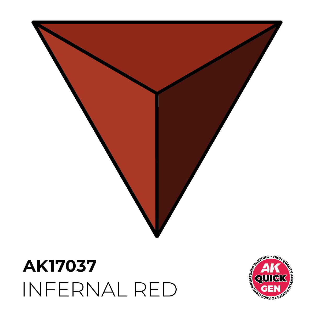 AK Interactive Quick Gen - Infernal Red 18ml AK17037 - Loaded Dice