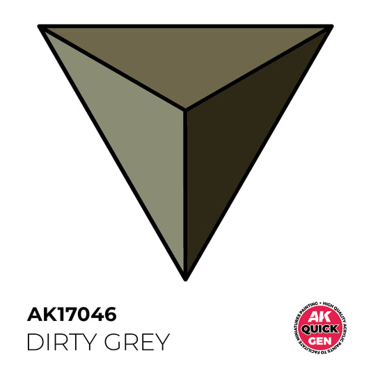 AK Interactive Quick Gen - Dirty Grey 18ml AK17046 - Loaded Dice