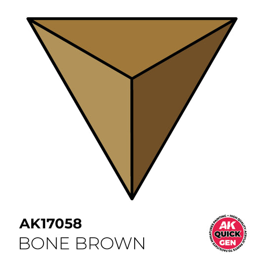 AK Interactive Quick Gen - Bone Brown 18ml AK17058 - Loaded Dice
