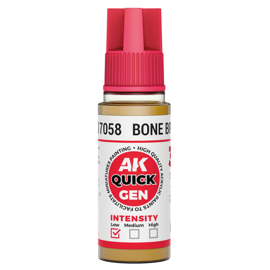 AK Interactive Quick Gen - Bone Brown 18ml AK17058 - Loaded Dice