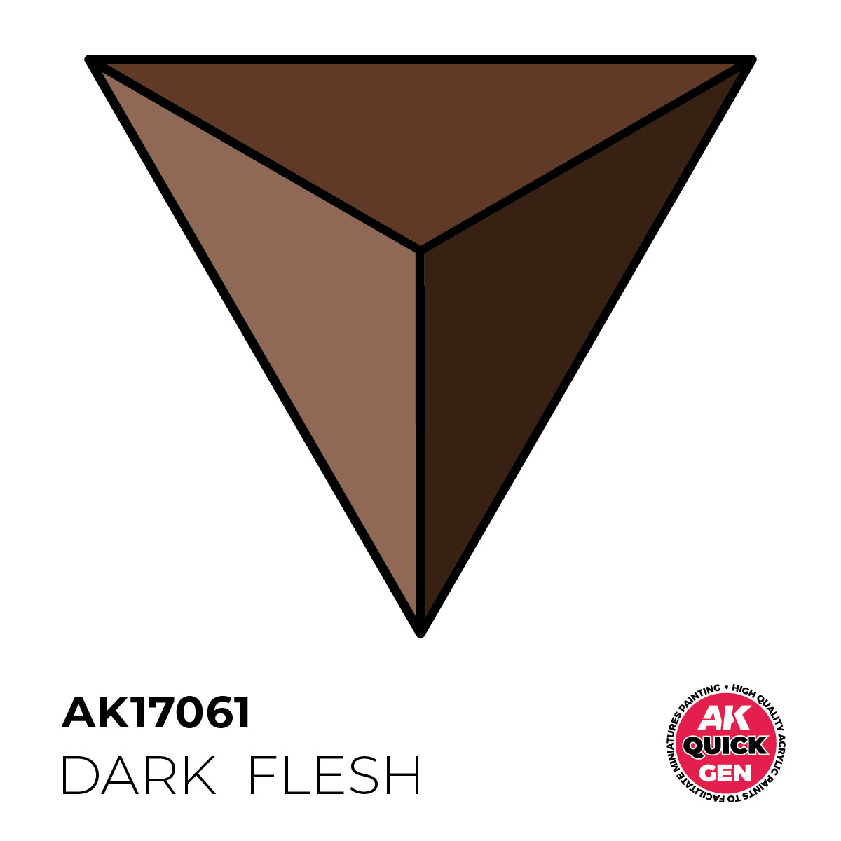 AK Interactive Quick Gen - Dark Flesh 18ml AK17061 - Loaded Dice