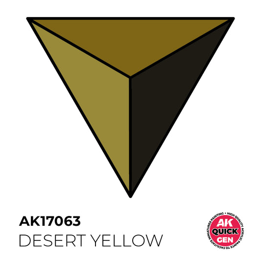 AK Interactive Quick Gen - Desert Yellow 18ml AK17063 - Loaded Dice