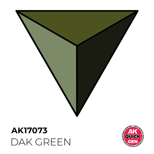 AK Interactive Quick Gen - DAK Green 18ml AK17073 - Loaded Dice