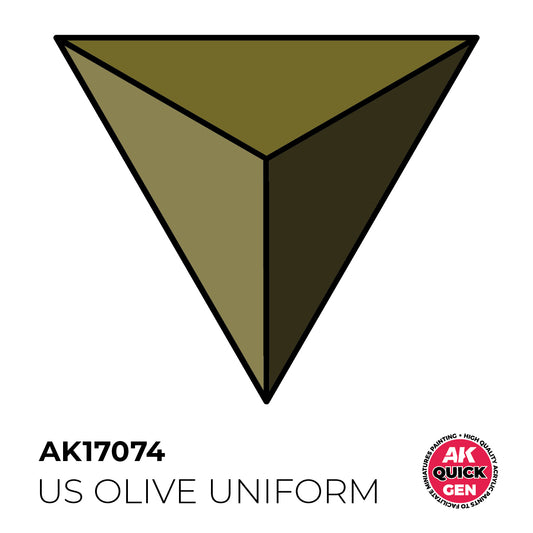 AK Interactive Quick Gen - US Olive Uniform 18ml AK17074 - Loaded Dice