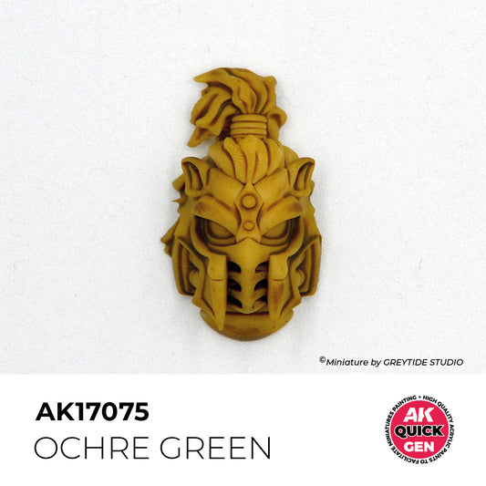 AK Interactive Quick Gen - Ochre Green 18ml AK17075 - Loaded Dice