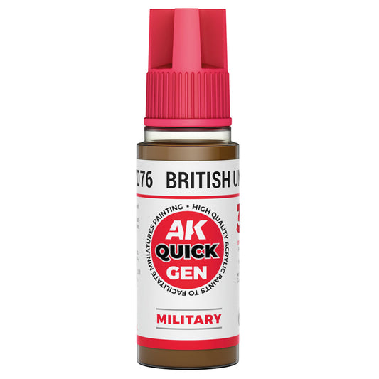 AK Interactive Quick Gen - British Uniform 18ml AK17076 - Loaded Dice