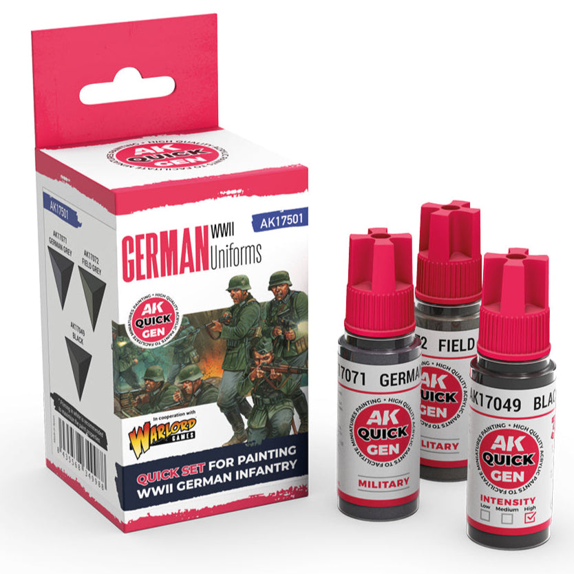 AK Interactive Quick Gen Set - German Uniforms AK17501 - Loaded Dice