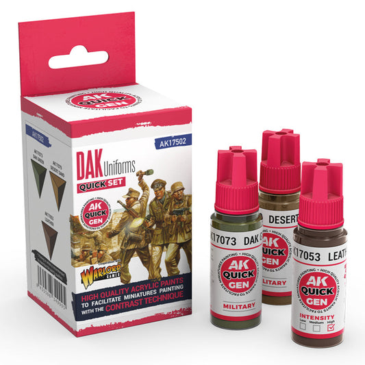 AK Interactive Quick Gen Set - DAK Uniforms AK17502 - Loaded Dice