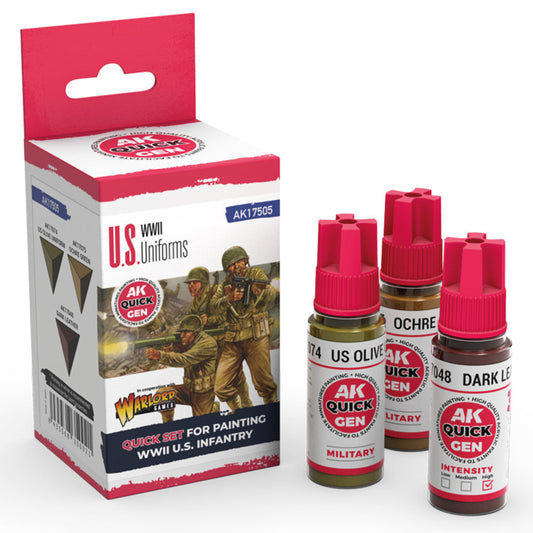 AK Interactive Quick Gen Set - US Uniforms AK17505 - Loaded Dice