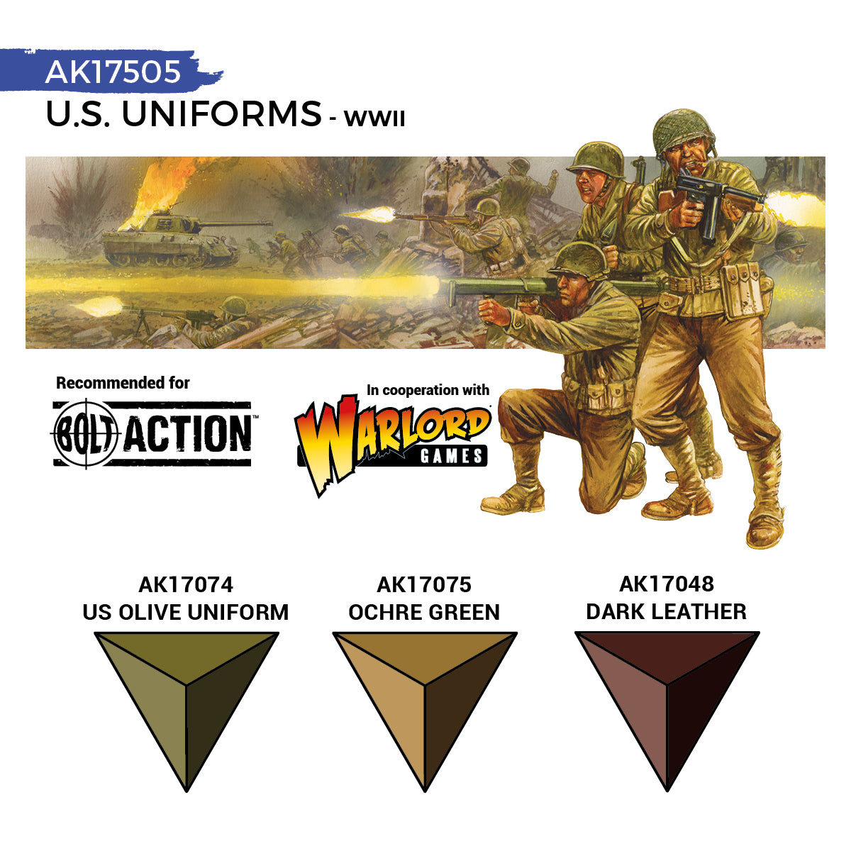 AK Interactive Quick Gen Set - US Uniforms AK17505 - Loaded Dice