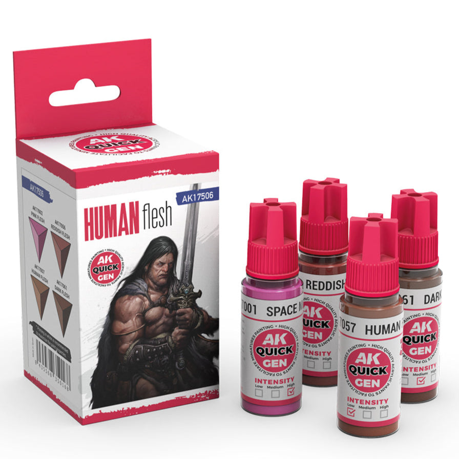 AK Interactive Quick Gen Set - Human Flesh AK17506 - Loaded Dice