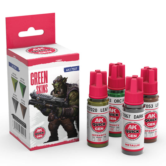 AK Interactive Quick Gen Set - Green Skins AK17507 - Loaded Dice