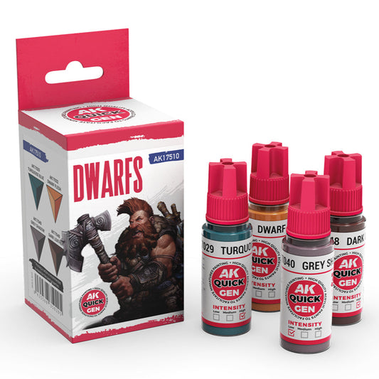 AK Interactive Quick Gen Set - Dwarfs AK17510 - Loaded Dice