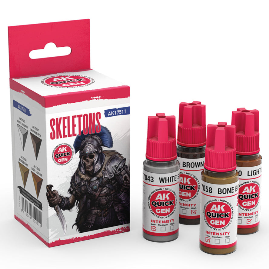 AK Interactive Quick Gen Set - Skeletons AK17511 - Loaded Dice