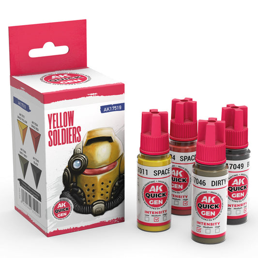 AK Interactive Quick Gen Set - Yellow Soldiers AK17519 - Loaded Dice