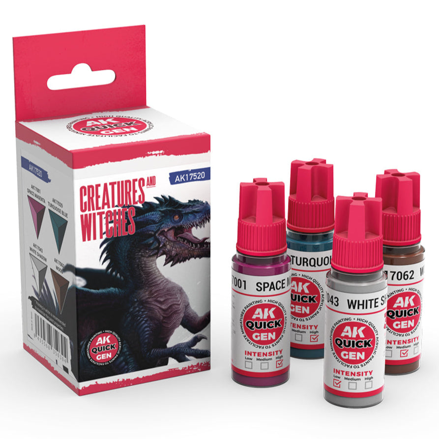 AK Interactive Quick Gen Set - Creatures And Witches AK17520 - Loaded Dice