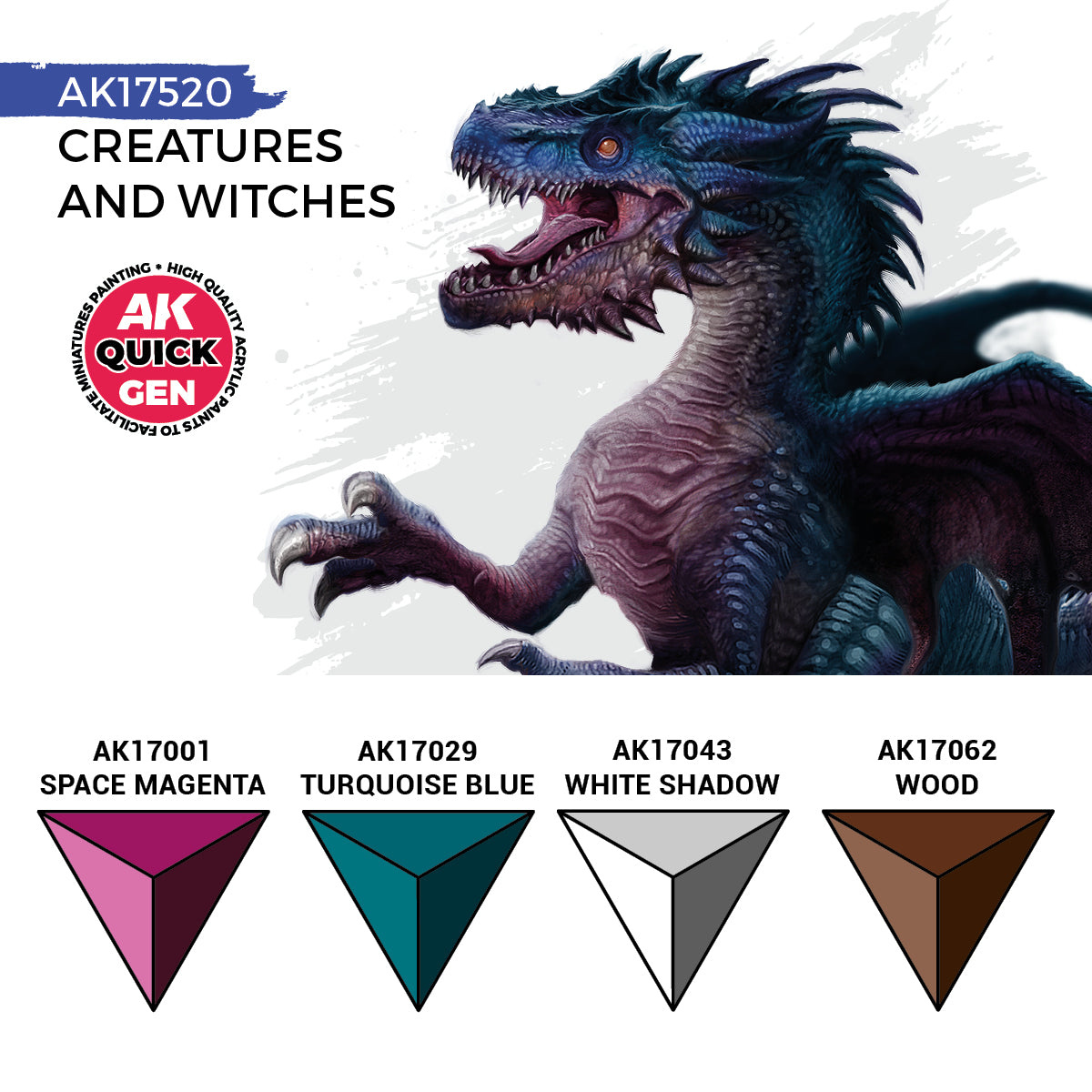 AK Interactive Quick Gen Set - Creatures And Witches AK17520 - Loaded Dice
