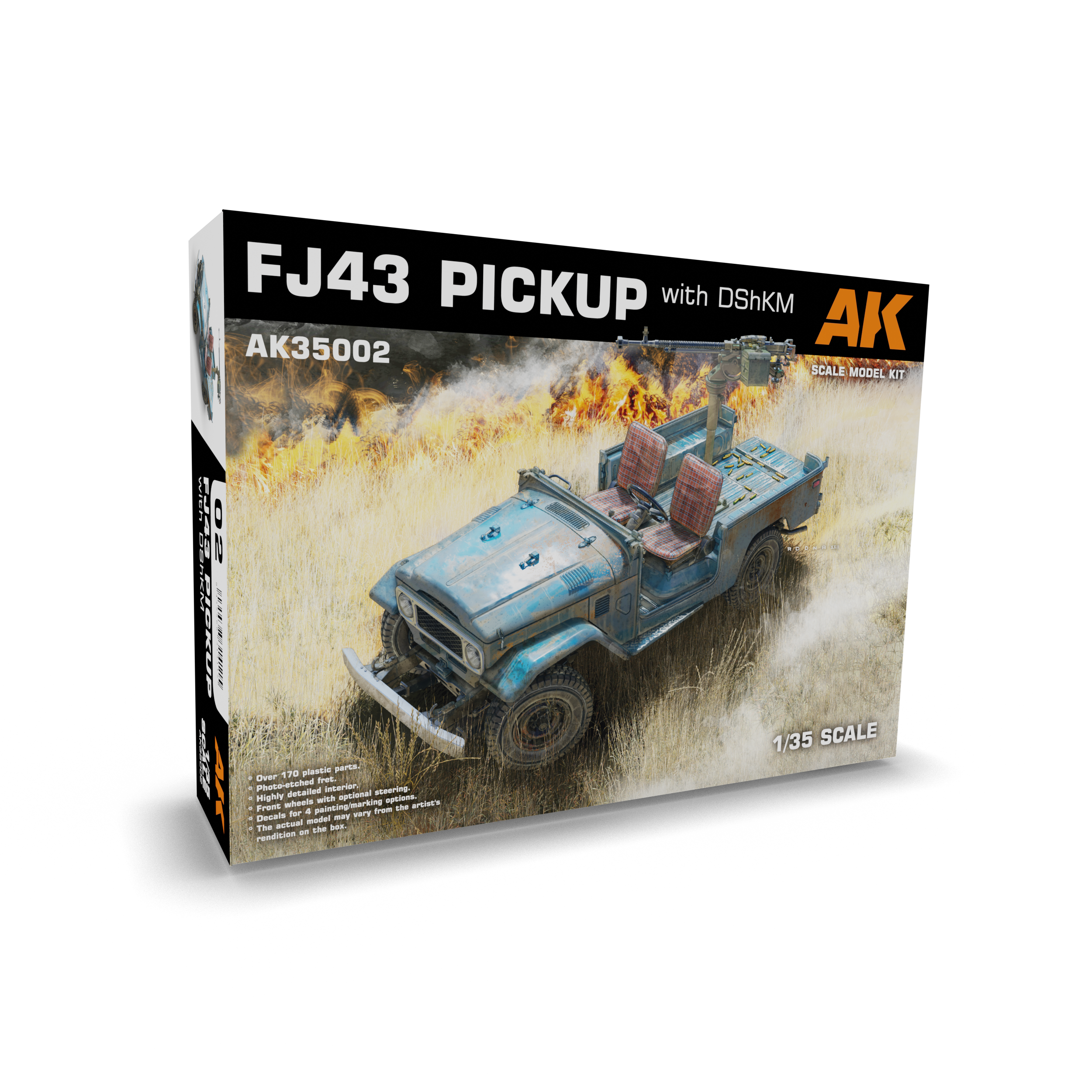 FJ43 Pickup with DShKM 1/35 Scale - Loaded Dice Barry Vale of Glamorgan CF64 3HD