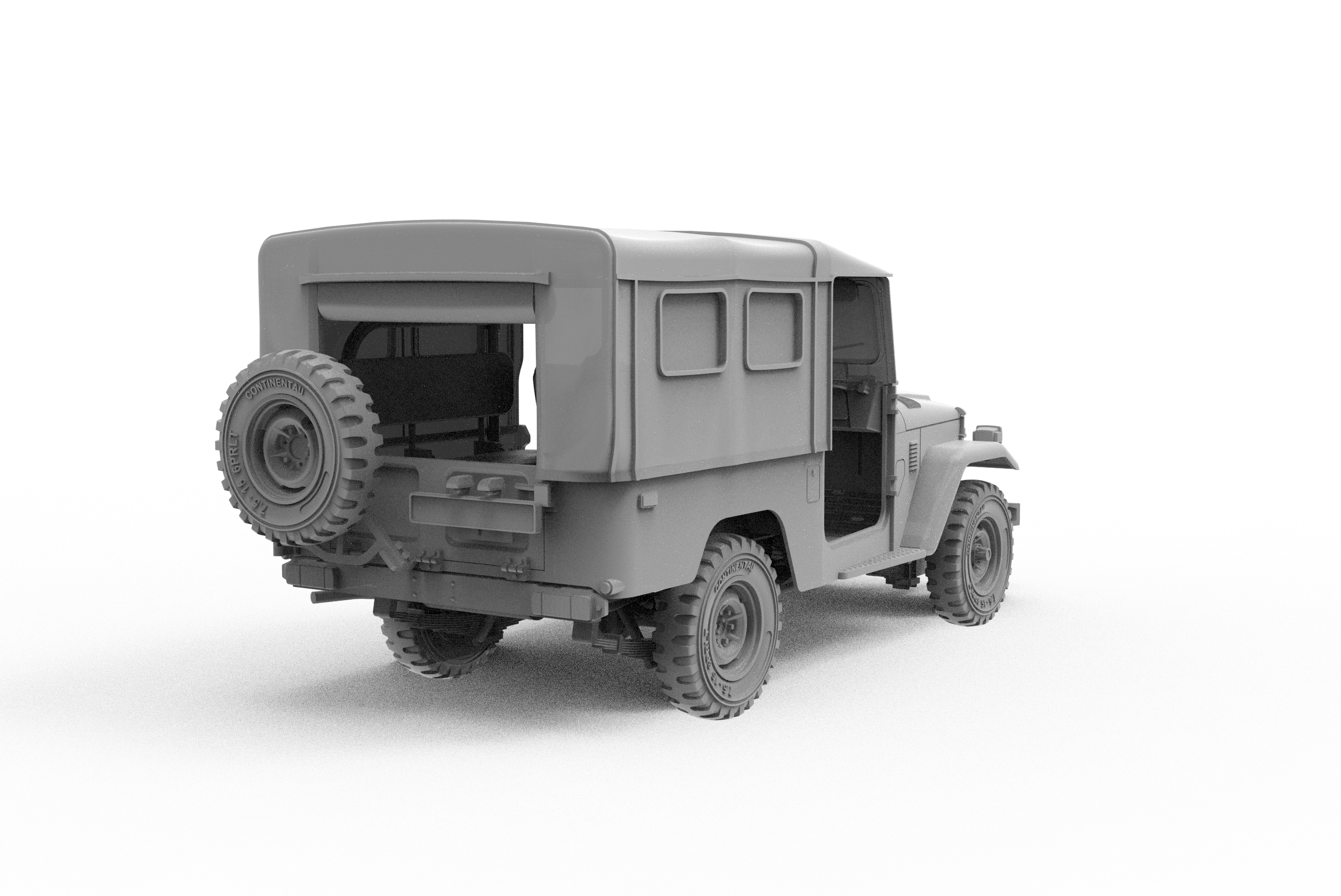 FJ43 SUV with Soft top IDF & LAF 1/35th Scale - Loaded Dice Barry Vale of Glamorgan CF64 3HD