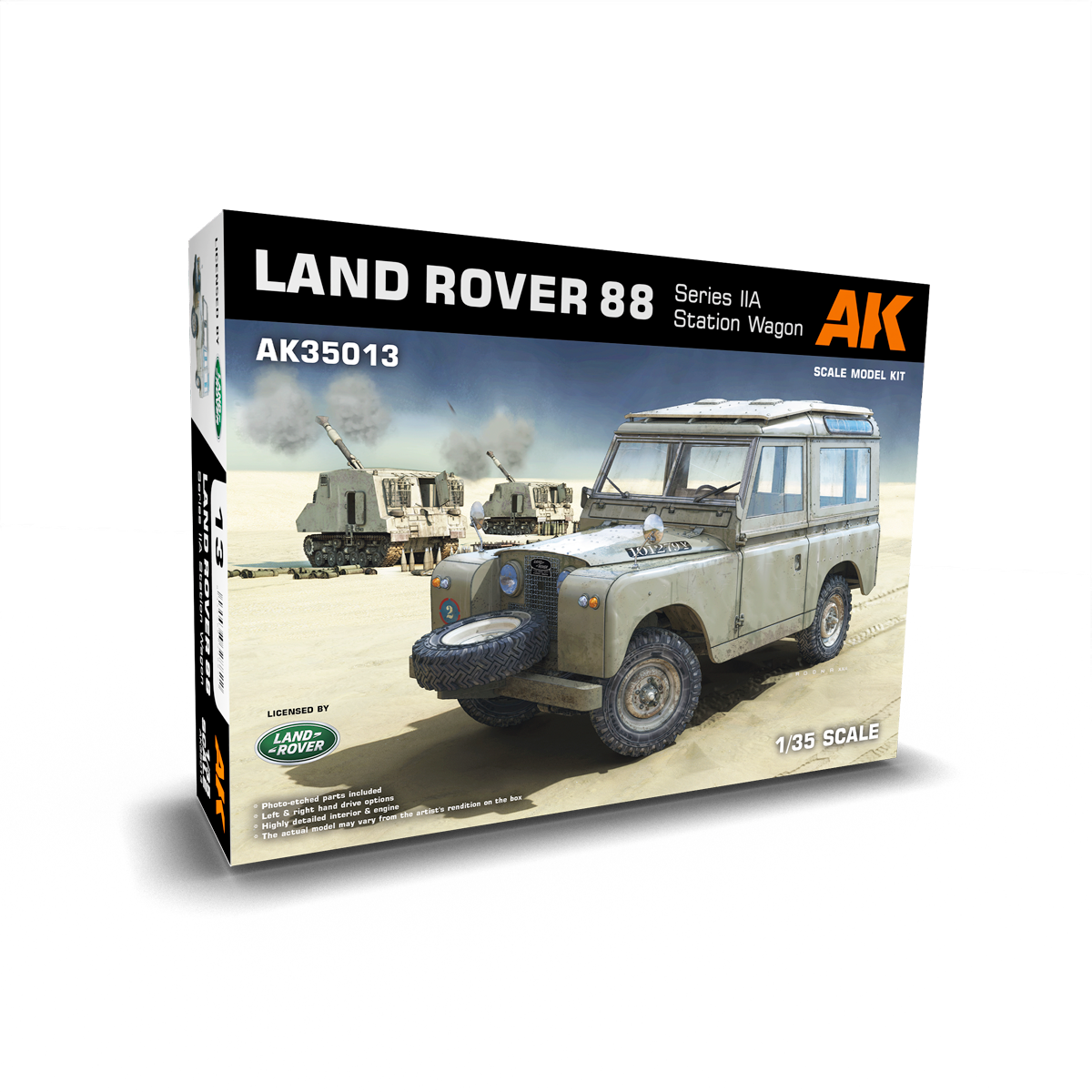 Land Rover 88 Series IIA Station Wagon - 1/35 Scale - Loaded Dice Barry Vale of Glamorgan CF64 3HD