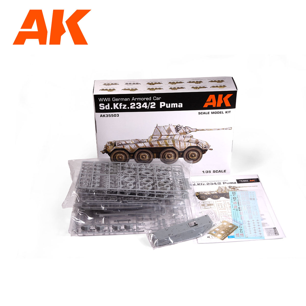 AK Interactive Sd.Kfz.234/2 Puma 1/35 Scale - Loaded Dice