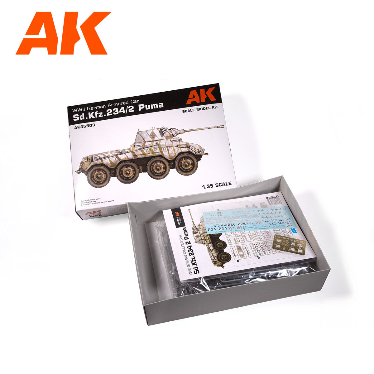 AK Interactive Sd.Kfz.234/2 Puma 1/35 Scale - Loaded Dice