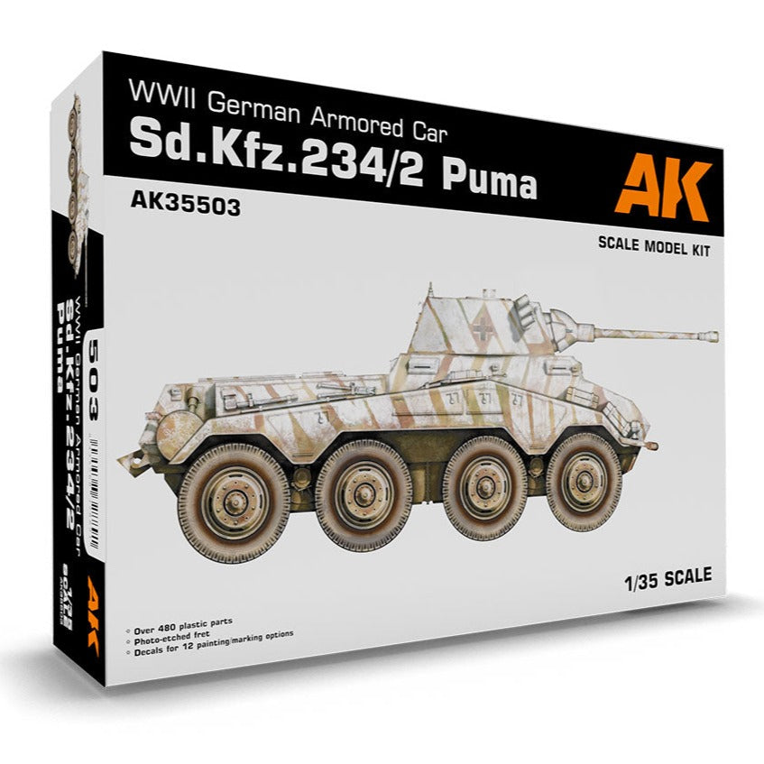 AK Interactive Sd.Kfz.234/2 Puma 1/35 Scale - Loaded Dice