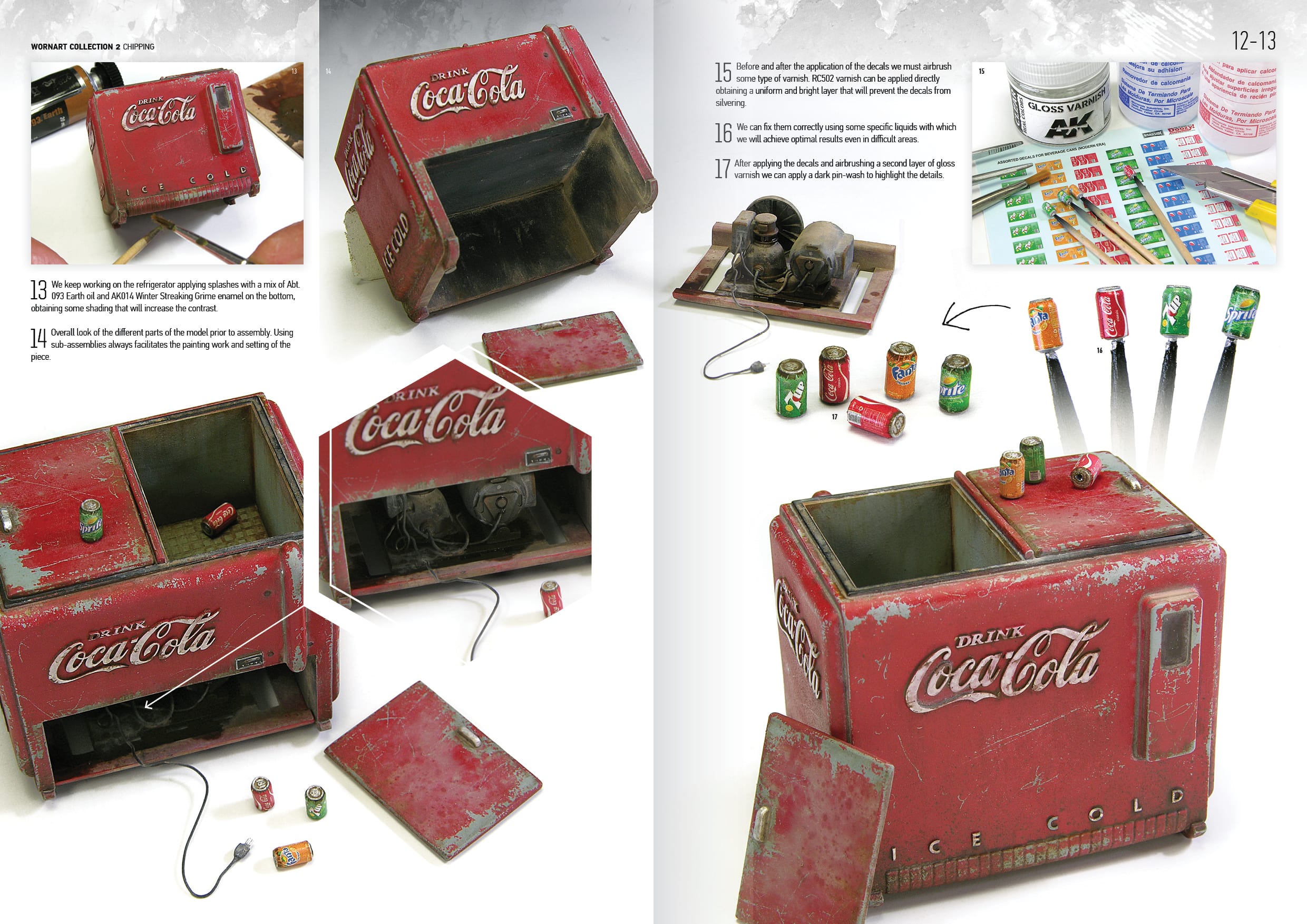 AK interactive Worn Art Collection #02 Chipping - Loaded Dice