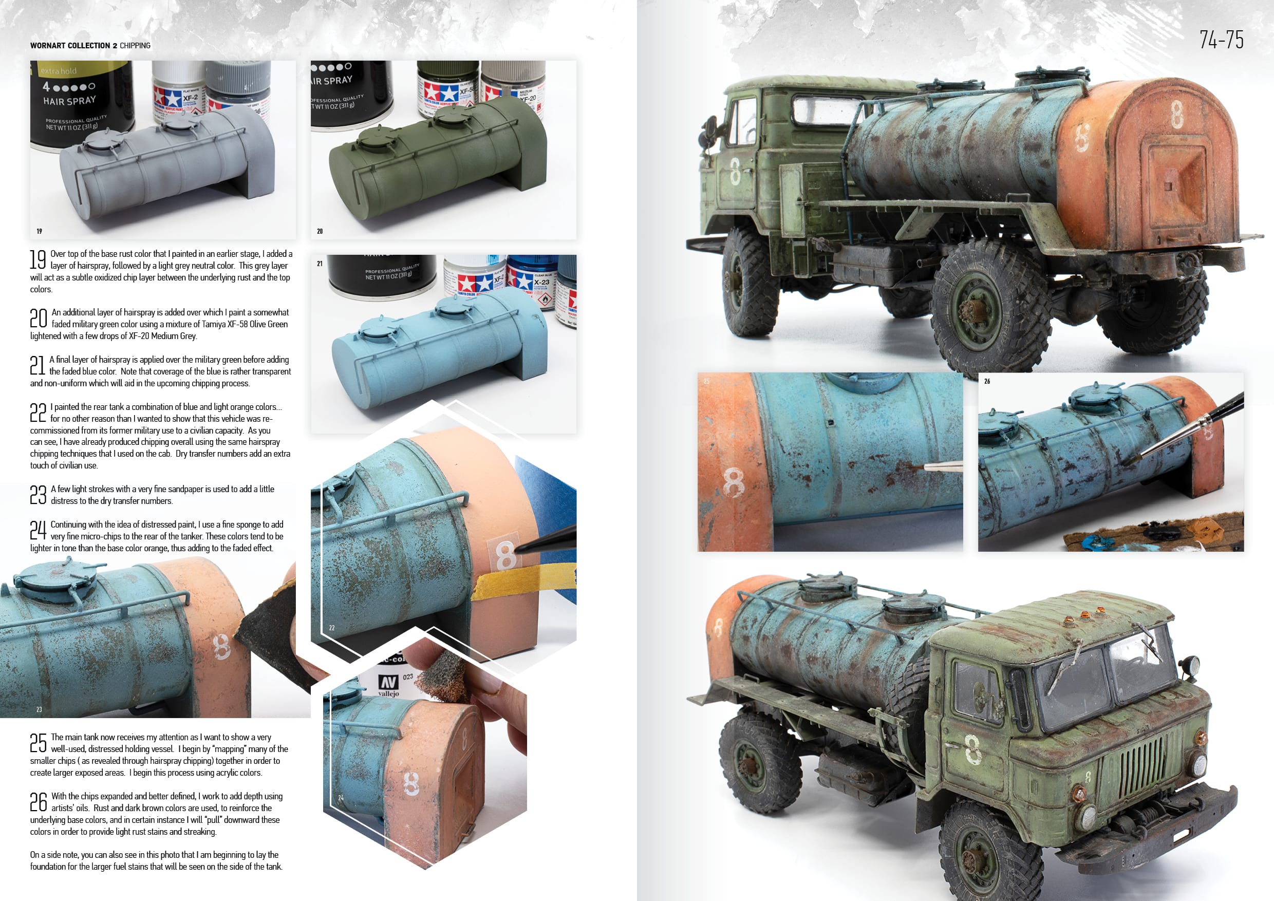 AK interactive Worn Art Collection #02 Chipping - Loaded Dice