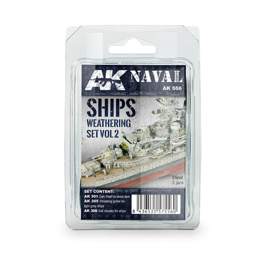 AK Interactive Ships Vol.2 Weathering Set weathering set for scale models