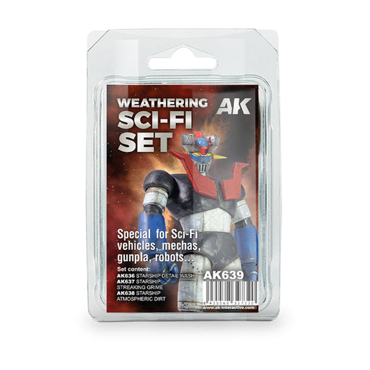 AK Interactive Weathering Sci-Fi Set weathering set for scale models
