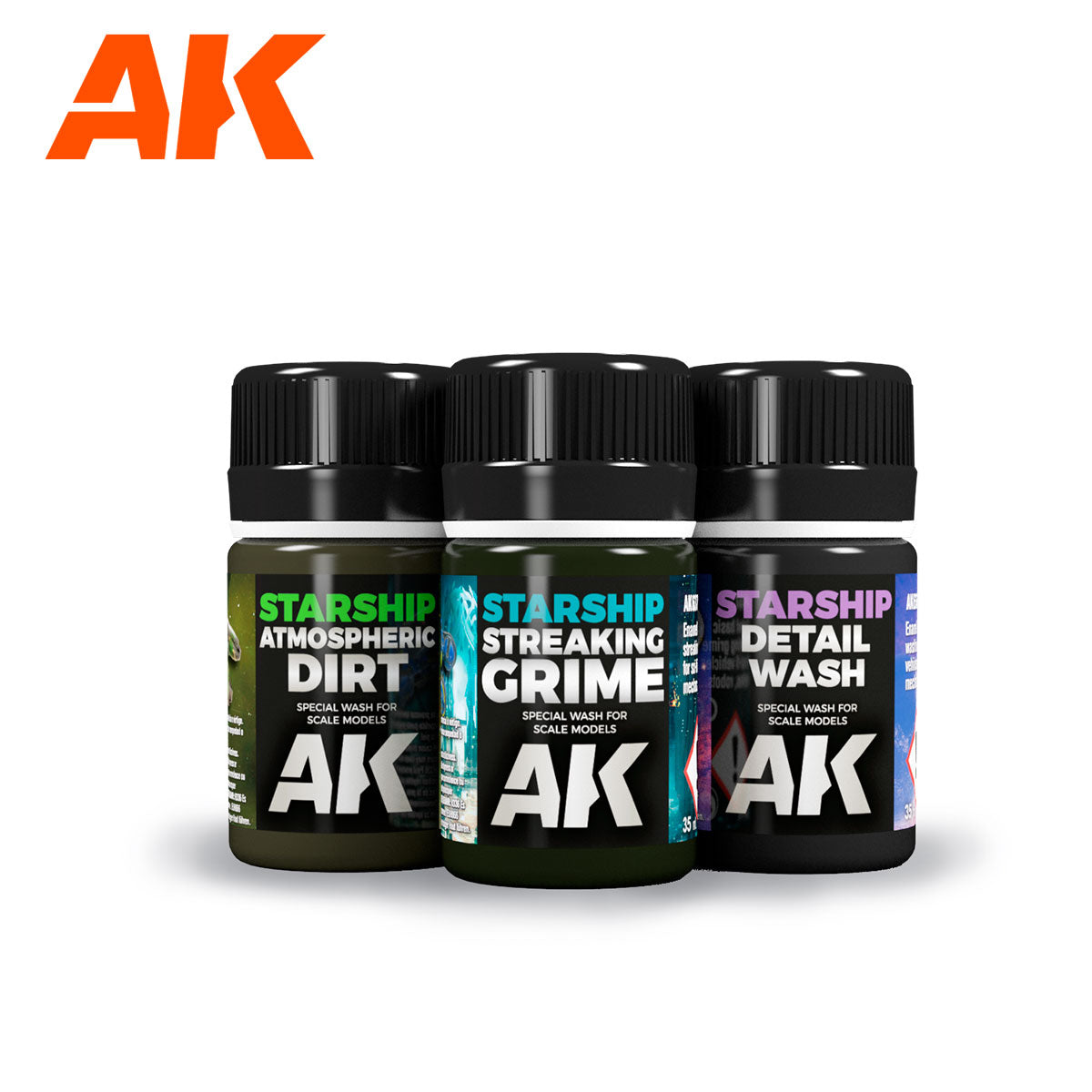 AK Interactive - Weathering Sci-Fi Set - Loaded Dice