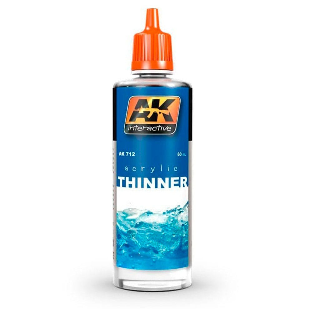 AK Interactive Acrylic Thinner, 60ml - Loaded Dice
