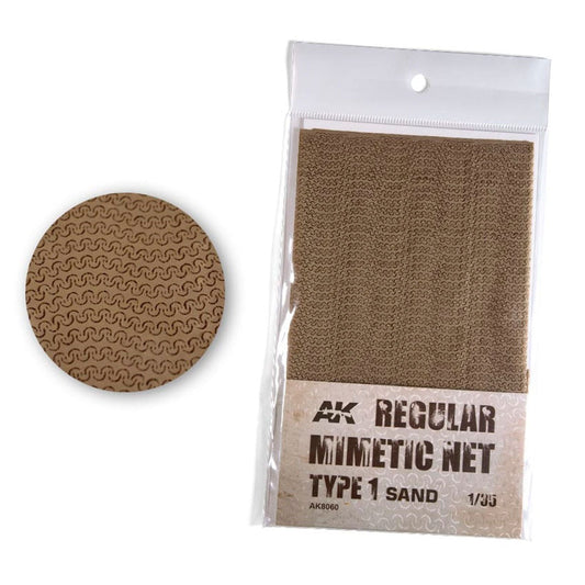 AK Interactive Camouflage Net Type 1 (Sand) 1/35 Scale - Loaded Dice