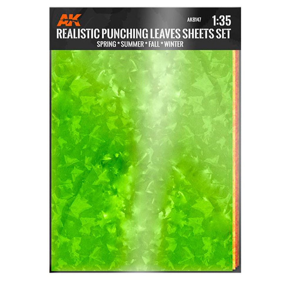 AK Interactive Punching leaves sheets set AK8147 - Loaded Dice Barry Vale of Glamorgan CF64 3HD