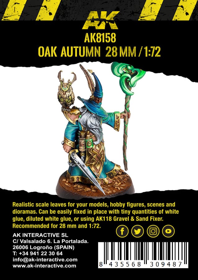 AK Interactive Oak Autumn Leaves AK8158 - Loaded Dice Barry Vale of Glamorgan CF64 3HD