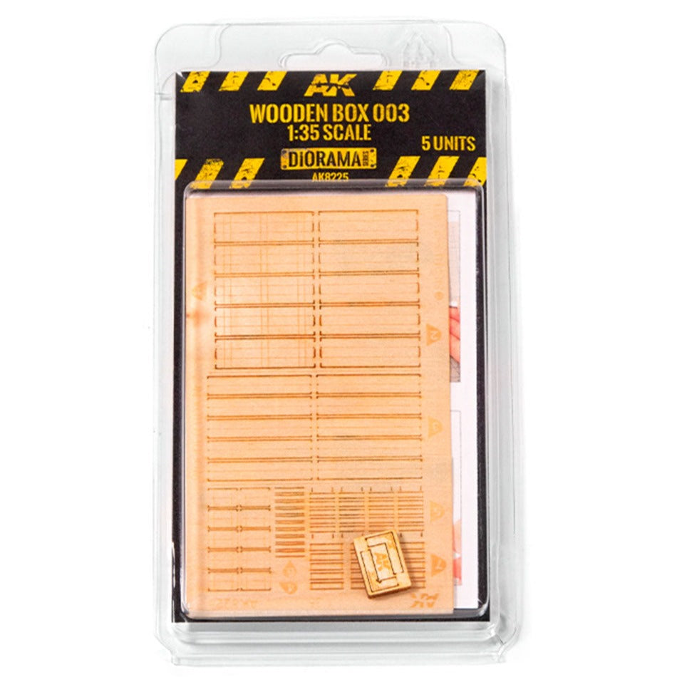 AK Interactive Laser Cut Wooden Box 003 1:35. (5 Units) AK8225 - Loaded Dice