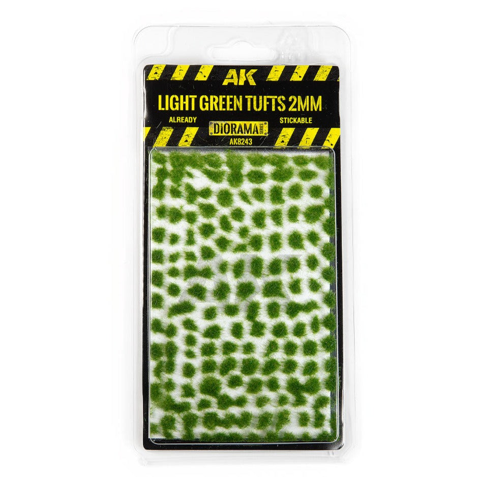 LIGHT GREEN TUFTS 2MM - Loaded Dice Barry Vale of Glamorgan CF64 3HD