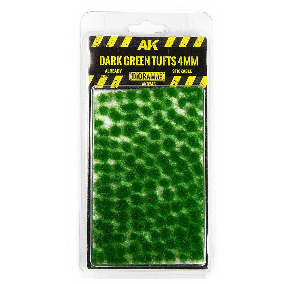 AK Interactive Dark Green Tufts 4mm AK8245 - Loaded Dice