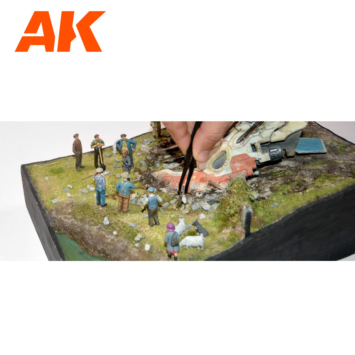 AK Interactive Big Grey Rocks 1/35 AK8258 - Loaded Dice Barry Vale of Glamorgan CF64 3HD