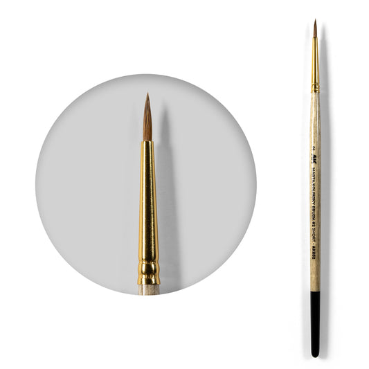 AK Interactive - Marta Kolinsky Short Brush Size 2 - Loaded Dice