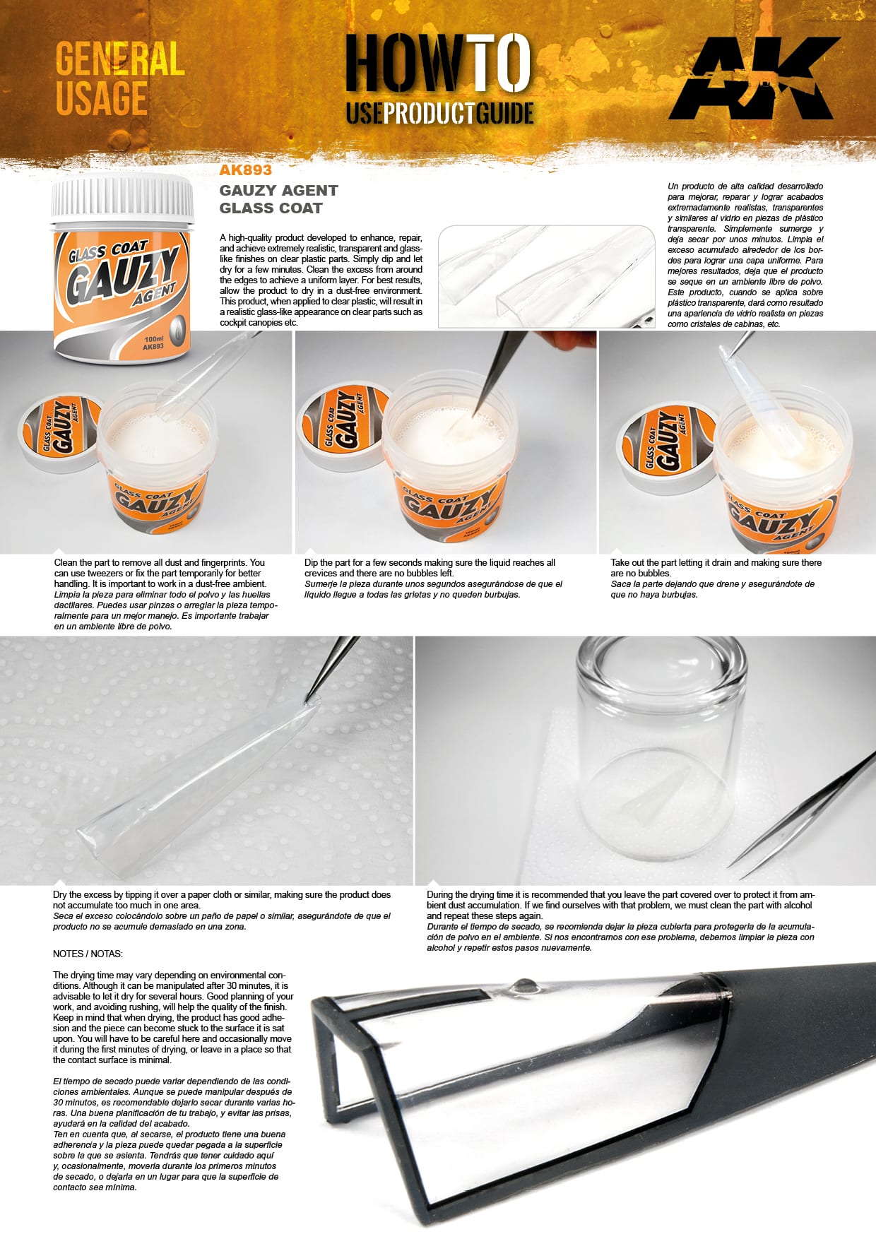 AK Interactive Glass Coat Gauzy Agent AK893 - Loaded Dice