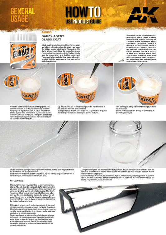 AK Interactive Glass Coat Gauzy Agent AK893 - Loaded Dice