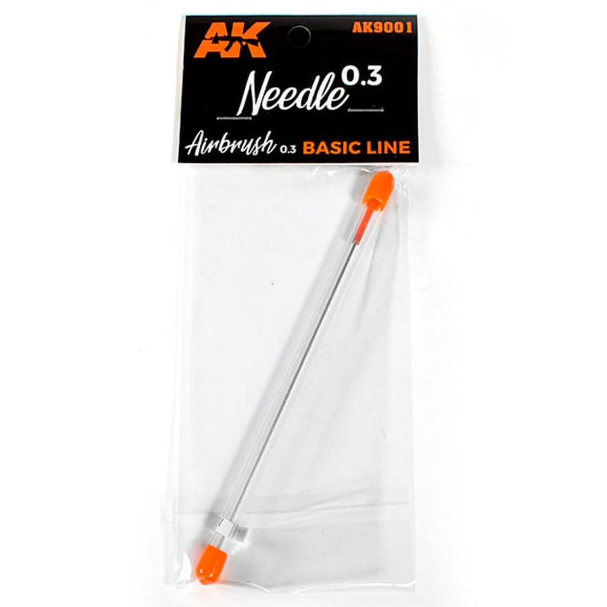 AK Interactive 0.3mm Airbrush Needle Basic Line AK9001 - Loaded Dice