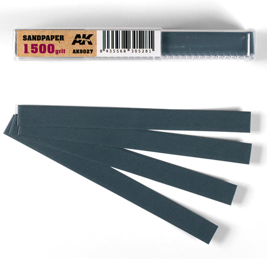 AK Interactive Wet Sandpaper 1500 Grit (Pack of 50) hobby tool